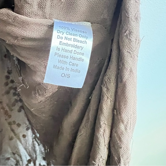 JEN'S PIRATE BOOTY Gaudi Sequin Embellished Swim Cover Tunic Top One size Boho - Picture 6 of 15